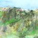 Akyaka Mountain study (II) (Turkey) - Watercolour on paper by Sharon Low